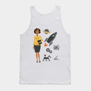 Black Women in STEM Solo Aerospace Engineer Tank Top